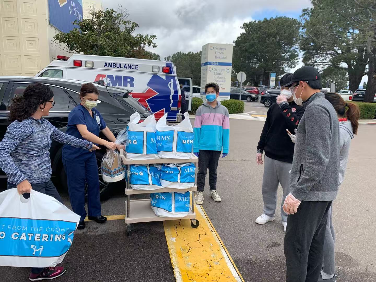 Lunch Donation to Veterans Affair Clinic