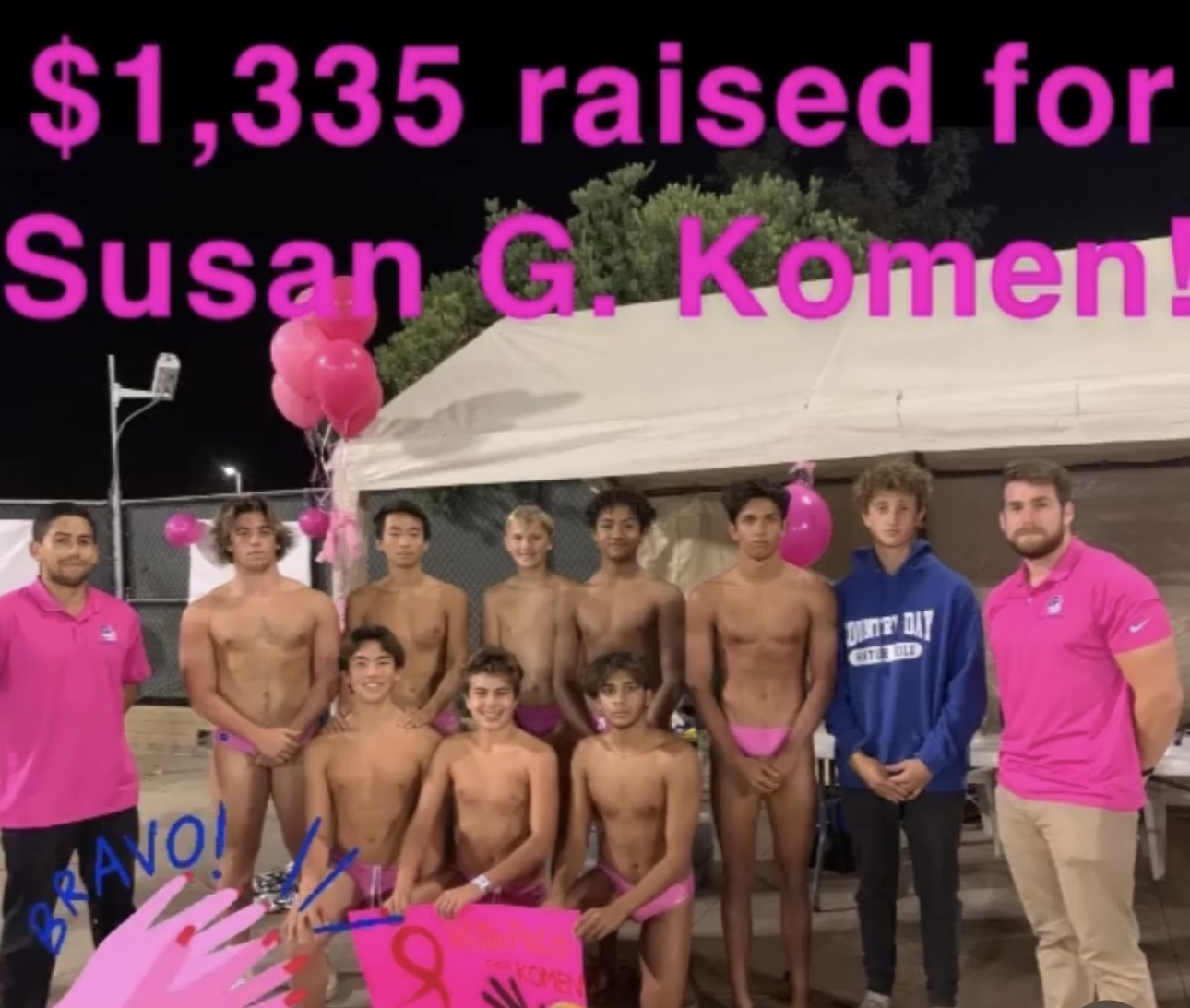 Pink Walter Polo Fundraiser for supporting Susan G. Momen